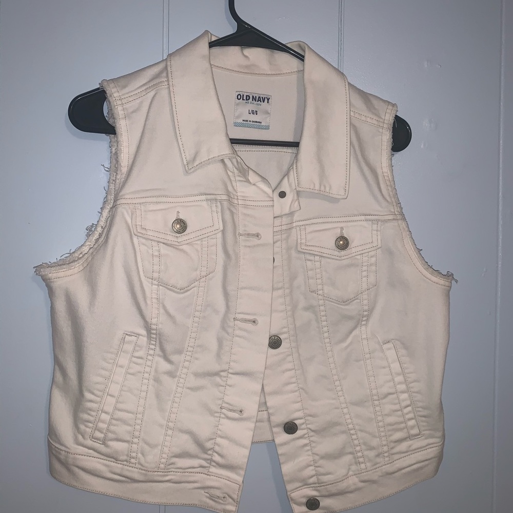 Old navy denim vest